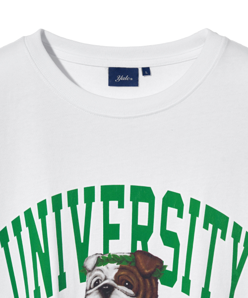 YALE(イェール)の「ユニバーシティダン半袖Tシャツホワイト/グリーン(Tシャツ/カットソー・レディース・その他・LARGE/MEDIUM/SMALL/WS/X-LARGE/XX-LARGE)」の4枚目の写真