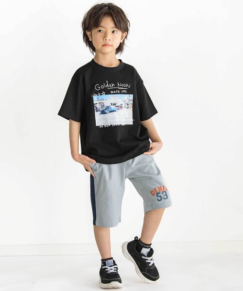 WASK（ワスク）の「【接触冷感】フォトプリントBIGTシャツ（Tシャツ/カットソー・キッズ・ホワイト/ブラック・160cm/150cm/140cm/130cm）」の6枚目の写真