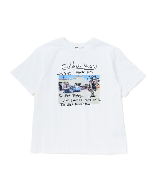 WASK（ワスク）の「【接触冷感】フォトプリントBIGTシャツ（Tシャツ/カットソー・キッズ・ホワイト/ブラック・160cm/150cm/140cm/130cm）」の7枚目の写真