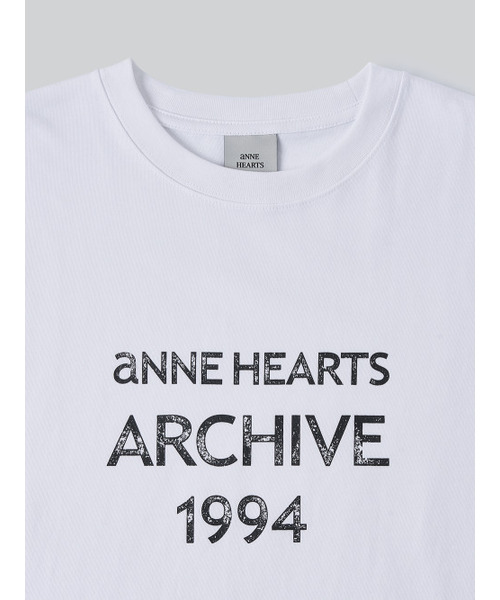 ANNEHEARTS（アンハーツ）の「Vintage Letter ArchiveTee_WHITE（Tシャツ/カットソー・レディース・その他・FREE）」の6枚目の写真