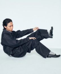 CS（シーエス）の「【CS】two tuck baggy denim / 【シーエス】ツータックバギーデニム（デニムパンツ）」