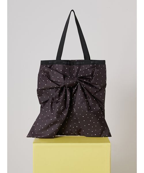 LeSportsac（レスポートサック）の「【SNIDEL×LeSportsac】LG BOW EMERALD TOTE（トートバッグ・レディース・ドット/ブラック/ホワイト・F）」の3枚目の写真
