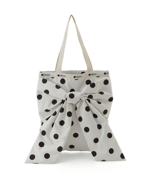 LeSportsac（レスポートサック）の「【SNIDEL×LeSportsac】LG BOW EMERALD TOTE（トートバッグ・レディース・ドット/ブラック/ホワイト・F）」の9枚目の写真