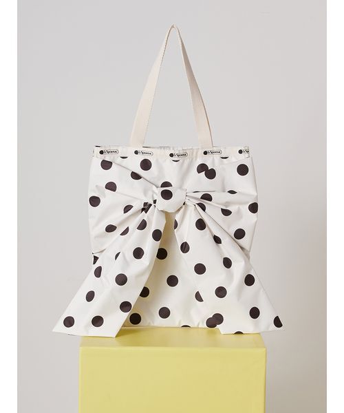 LeSportsac（レスポートサック）の「【SNIDEL×LeSportsac】LG BOW EMERALD TOTE（トートバッグ・レディース・ドット/ブラック/ホワイト・F）」の19枚目の写真