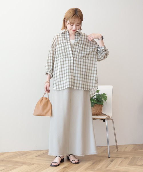 AMERICAN HOLIC(アメリカンホリック)の「【接触冷感・イージーケア】リネンライクフリンジキャミワンピース(ワンピース・レディース・ブラウン/ブラック/グレイッシュベージュ・M/L)」の7枚目の写真
