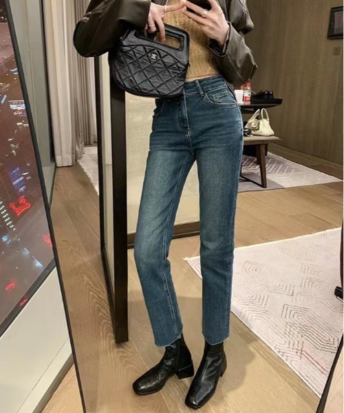 NiiNa(ニーナ)の「【NiiNa】【高品質牛革】スクエアトゥレザーブーツ(ブーツ・レディース・ブラウン・37)」の15枚目の写真