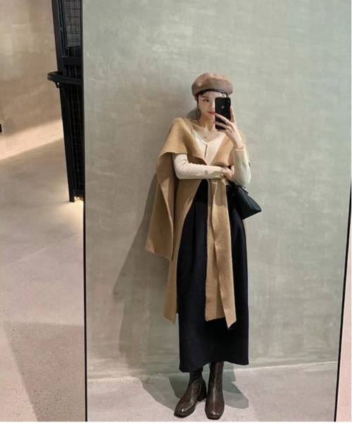 NiiNa(ニーナ)の「【NiiNa】【高品質牛革】スクエアトゥレザーブーツ(ブーツ・レディース・ブラウン・37)」の11枚目の写真