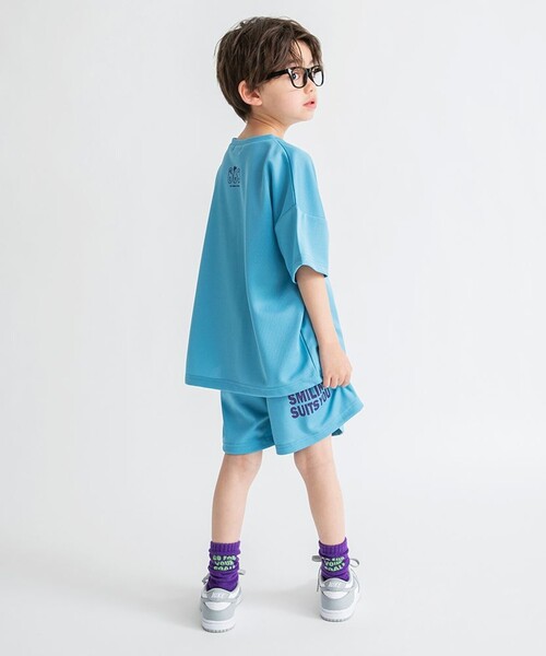 BRANSHES(ブランシェス)の「【UVケア/接触冷感】ワンマイルコーデセット(セットアップ・キッズ・サックスブルー/グリーン・120/90/100/140/110/150/130)」の18枚目の写真