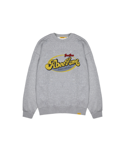 ABEEHUMS（アビハムズ）の「サーキュラーロゴスウェットシャツ ABH357-112 メランジグレー（スウェット・レディース・ミックスグレー・SMALL/MEDIUM）」の2枚目の写真
