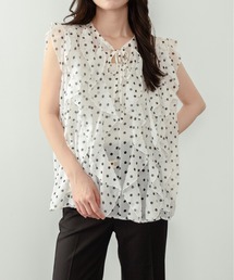 on:nue（オンニュ）の「【on:nue】[着用動画あり！] シアードットラッフルフリルブラウス /2026 SS COLLECTION（シャツ/ブラウス）」