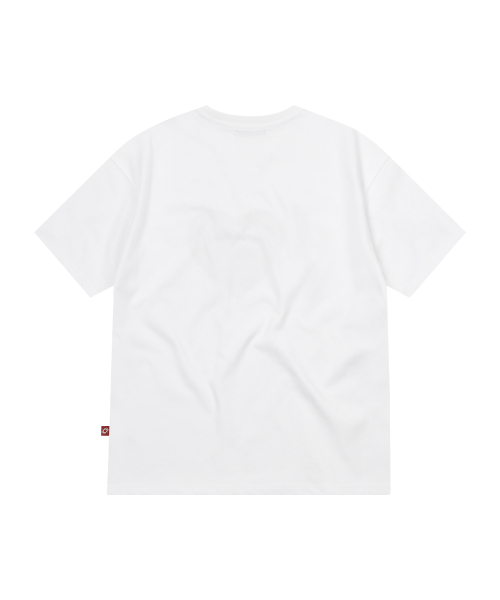 S'EST(エスイーエスティー)の「I Love Logo T-shirts White(Tシャツ/カットソー・メンズ・ホワイト・SMALL/MEDIUM/LARGE)」の2枚目の写真