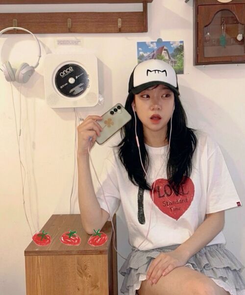 S'EST(エスイーエスティー)の「I Love Logo T-shirts White(Tシャツ/カットソー・メンズ・ホワイト・SMALL/MEDIUM/LARGE)」の7枚目の写真
