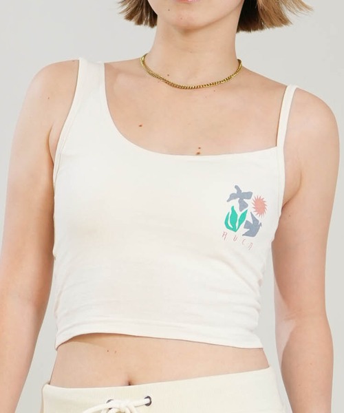 RVCA(ルーカ)の「RVCA/ルーカ タンクトップ BG04C363(タンクトップ・レディース・グレー/ブラック/ホワイト・M/S)」の2枚目の写真