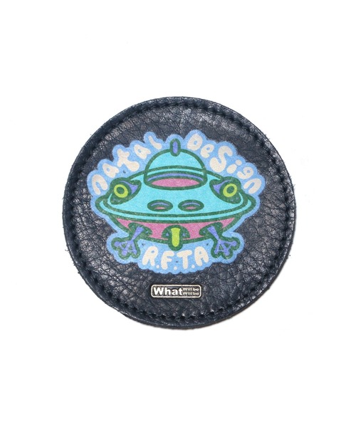 NATAL DESIGN(ネイタルデザイン)の「www_CIRCLE PATCH(財布・メンズ・ブラック・FREE)」の4枚目の写真