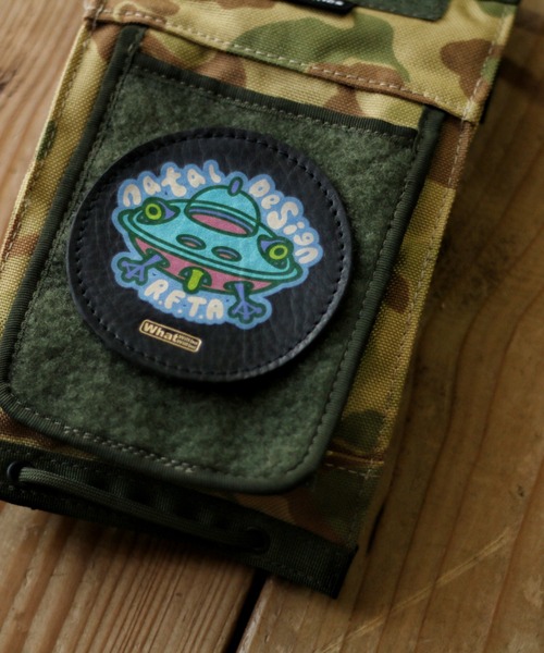 NATAL DESIGN(ネイタルデザイン)の「www_CIRCLE PATCH(財布・メンズ・ブラック・FREE)」の2枚目の写真