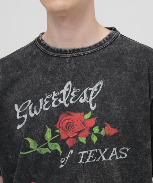 AVIREX（アヴィレックス）の「《直営店限定》FADE T-SHIRT "SWEETEST OF TEXAS" / フェード 半袖 Tシャツ / AVIREX / アヴィレックス（Tシャツ/カットソー・メンズ・ブラック/ピンク・XX-LARGE/LARGE/MEDIUM/X-LARGE）」の9枚目の写真