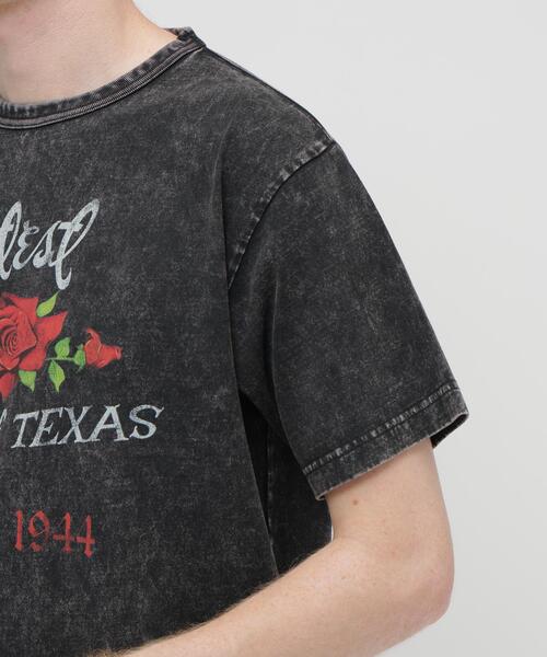 AVIREX（アヴィレックス）の「《直営店限定》FADE T-SHIRT "SWEETEST OF TEXAS" / フェード 半袖 Tシャツ / AVIREX / アヴィレックス（Tシャツ/カットソー・メンズ・ブラック/ピンク・XX-LARGE/LARGE/MEDIUM/X-LARGE）」の10枚目の写真