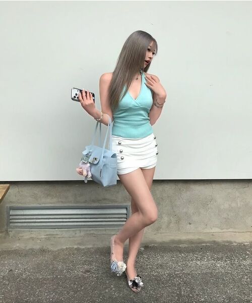 LARTIGENT(ラーティゼン)の「L24 KNIT HALTER TOP(YELLOW)(Tシャツ/カットソー・レディース・その他・FREE)」の5枚目の写真