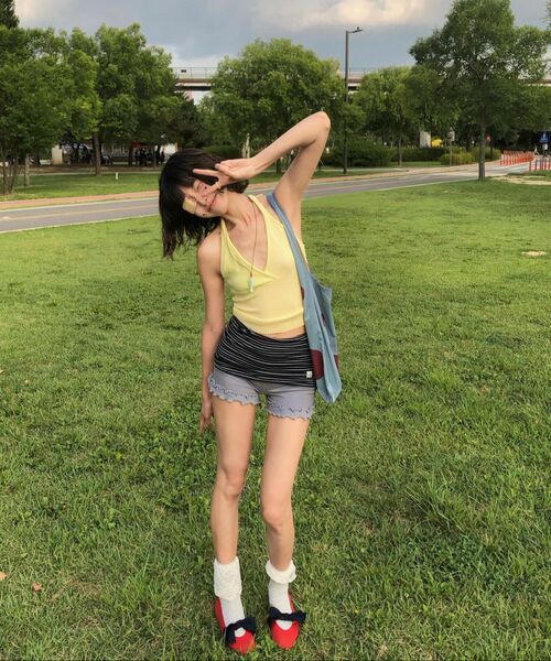 LARTIGENT(ラーティゼン)の「L24 KNIT HALTER TOP(YELLOW)(Tシャツ/カットソー・レディース・その他・FREE)」の9枚目の写真