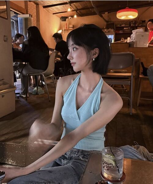 LARTIGENT(ラーティゼン)の「L24 KNIT HALTER TOP(YELLOW)(Tシャツ/カットソー・レディース・その他・FREE)」の11枚目の写真