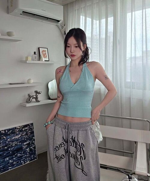 LARTIGENT(ラーティゼン)の「L24 KNIT HALTER TOP(YELLOW)(Tシャツ/カットソー・レディース・その他・FREE)」の14枚目の写真