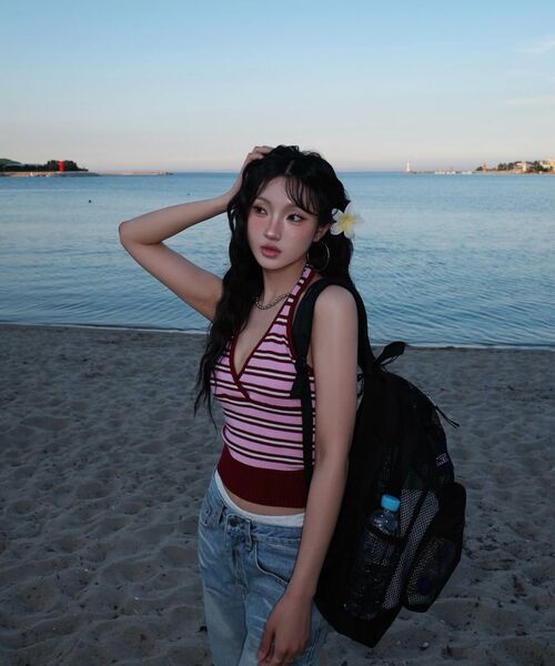 LARTIGENT(ラーティゼン)の「L24 KNIT HALTER TOP(YELLOW)(Tシャツ/カットソー・レディース・その他・FREE)」の19枚目の写真