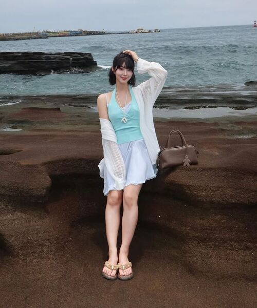 LARTIGENT(ラーティゼン)の「L24 KNIT HALTER TOP(YELLOW)(Tシャツ/カットソー・レディース・その他・FREE)」の21枚目の写真