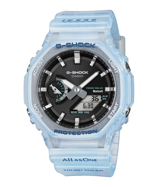 G-SHOCK(ジーショック)の「G-SHOCK/ジーショック 腕時計 イルクジ "ICERC Japan コラボレーションモデル 2026" GA-B2100KB-2AJR(アナログ腕時計・メンズ・クリアブルー・FREE)」の1枚目の写真