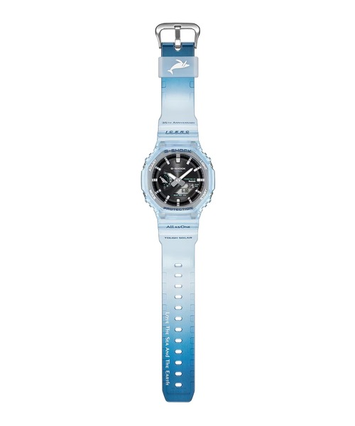 G-SHOCK(ジーショック)の「G-SHOCK/ジーショック 腕時計 イルクジ "ICERC Japan コラボレーションモデル 2026" GA-B2100KB-2AJR(アナログ腕時計・メンズ・クリアブルー・FREE)」の2枚目の写真
