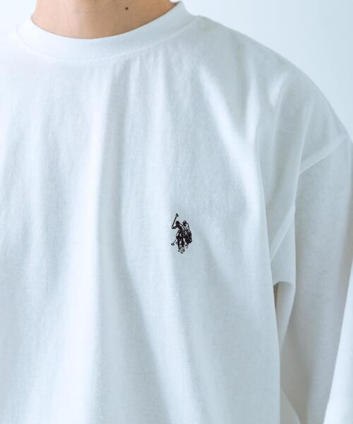 U.S. POLO ASSN.（ユーエスポロアッスン）の「U.S. POLO ASSN　天竺クルーTシャツ（Tシャツ/カットソー・メンズ・ホワイト/ブラック/ブルー・LARGE/MEDIUM）」の22枚目の写真