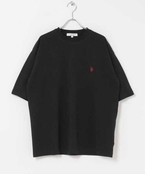 U.S. POLO ASSN.（ユーエスポロアッスン）の「U.S. POLO ASSN　天竺クルーTシャツ（Tシャツ/カットソー・メンズ・ホワイト/ブラック/ブルー・LARGE/MEDIUM）」の5枚目の写真