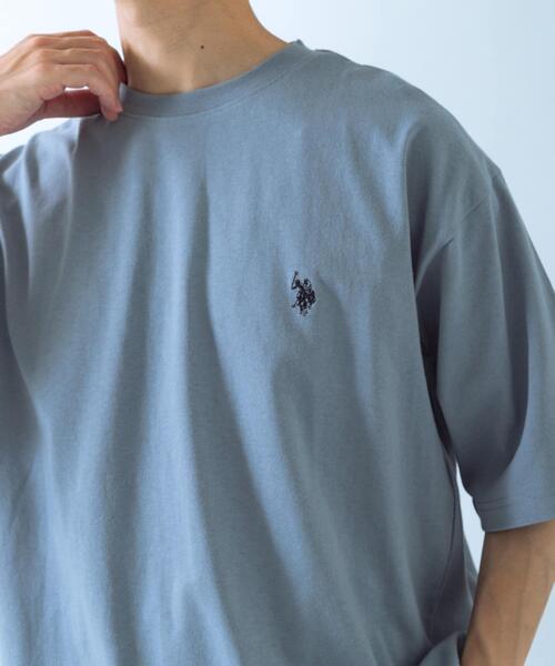 U.S. POLO ASSN.（ユーエスポロアッスン）の「U.S. POLO ASSN　天竺クルーTシャツ（Tシャツ/カットソー・メンズ・ホワイト/ブラック/ブルー・LARGE/MEDIUM）」の7枚目の写真