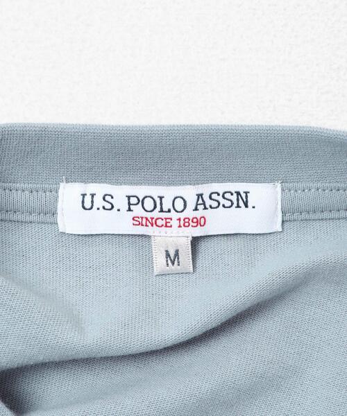 U.S. POLO ASSN.（ユーエスポロアッスン）の「U.S. POLO ASSN　天竺クルーTシャツ（Tシャツ/カットソー・メンズ・ホワイト/ブラック/ブルー・LARGE/MEDIUM）」の16枚目の写真