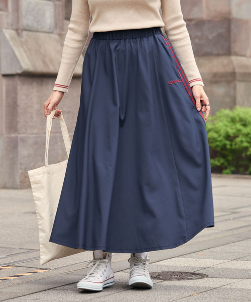 CONVERSE(コンバース)の「CONVERSE / コンバース ストレッチ サイドライン ゴアードスカート(スカート・レディース・ネイビー/ブラック・M)」の11枚目の写真