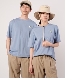 【接触冷感/UVカット】スムース シェア ワッペン Tシャツ