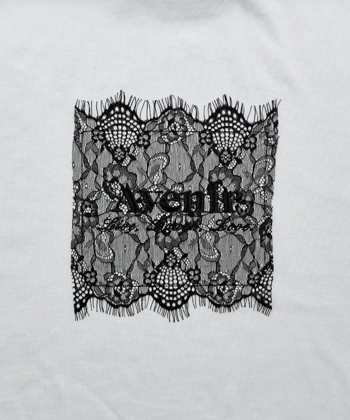etoll.(エトル)の「UVカット&接触冷感 レースロゴ刺繍Tシャツ(Tシャツ/カットソー・レディース・オフホワイト/ブラック・FREE)」の21枚目の写真