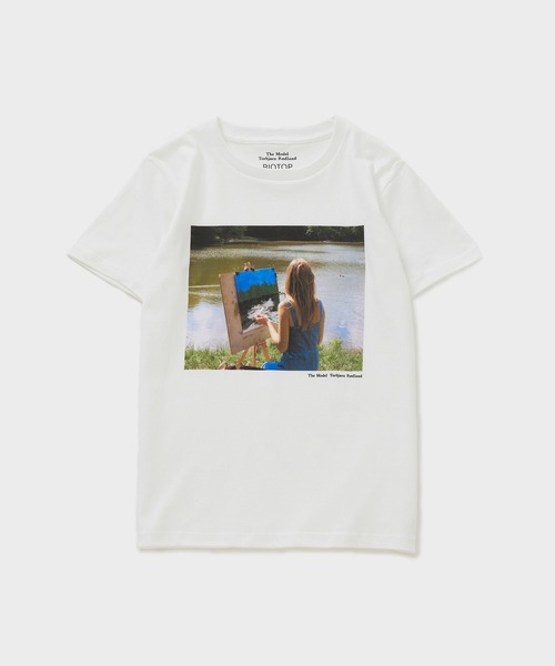 BIOTOP(ビオトープ)の「【The Model for BIOTOP】Photo T-Shirts 26SS(Tシャツ/カットソー・レディース・ホワイト/ホワイト系その他2/ホワイト系その他・FREE)」の2枚目の写真