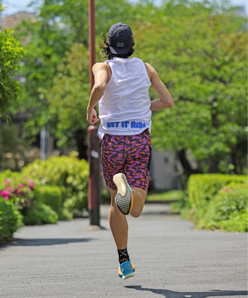 ELDORESO（エルドレッソ）の「Night Cruising Sleeveless / ナイトクルージングスリーブレス（Tシャツ/カットソー・メンズ・ブラック/ホワイト/オレンジ・MEDIUM/LARGE/SMALL）」の8枚目の写真
