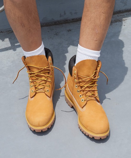 Timberland(ティンバーランド)の「Timberland/ティンバーランド 6インチ プレミアム ウォータープルーフ ブーツ メンズ イエローブーツ シックスインチブーツ 防水 防錆 梅雨 雨の日 レインブーツ レインシューズ 2026年 夏 夏服(ブーツ・メンズ・ブラウン・8/8.5/9/9.5)」の15枚目の写真
