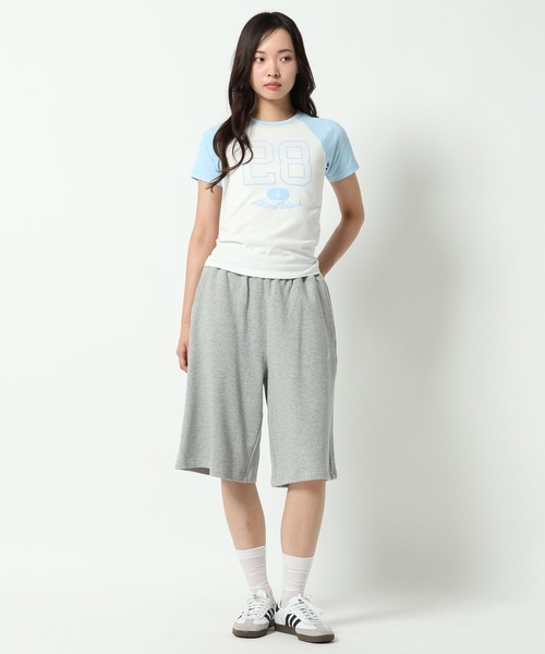 ALAND(エーランド)の「【UNISEX】ALAND/ラグランドットナンバー半袖T(Tシャツ/カットソー・レディース・ネイビー/ピンク/ブルー・SMALL/LARGE)」の20枚目の写真