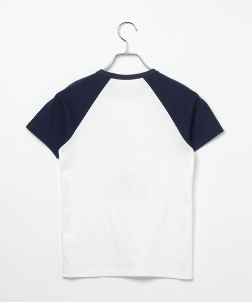ALAND(エーランド)の「【UNISEX】ALAND/ラグランドットナンバー半袖T(Tシャツ/カットソー・レディース・ネイビー/ピンク/ブルー・SMALL/LARGE)」の5枚目の写真