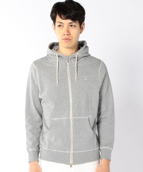 coen（コーエン）の「ミニ裏毛ジップパーカー（パーカー・メンズ・グレー/ブラック・LARGE/X-LARGE/MEDIUM/SMALL）」の4枚目の写真