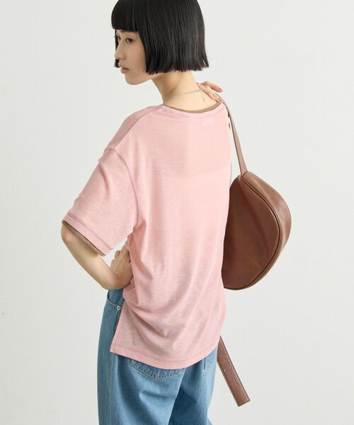 CIAOPANIC TYPY（チャオパニックティピー）の「ZOZO限定サイドスリットシアーレイヤードライクTee（Tシャツ/カットソー・レディース・ホワイト/ブラック/ミント/ピンク/グレー・ONE SIZE）」の18枚目の写真