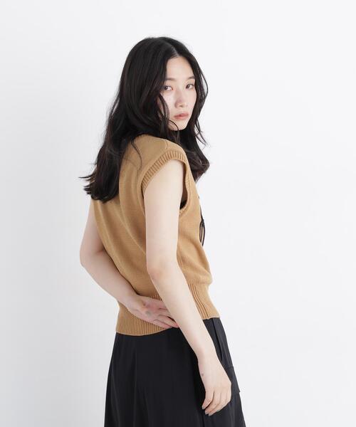 N.(N. Natural Beauty Basic)(エヌエヌナチュラルビューティーベーシック)の「テープ刺繍ベスト(ベスト・レディース・グレー系その他/ベージュ系その他・フリ-)」の14枚目の写真