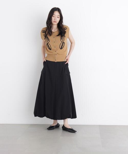 N.(N. Natural Beauty Basic)(エヌエヌナチュラルビューティーベーシック)の「テープ刺繍ベスト(ベスト・レディース・グレー系その他/ベージュ系その他・フリ-)」の15枚目の写真