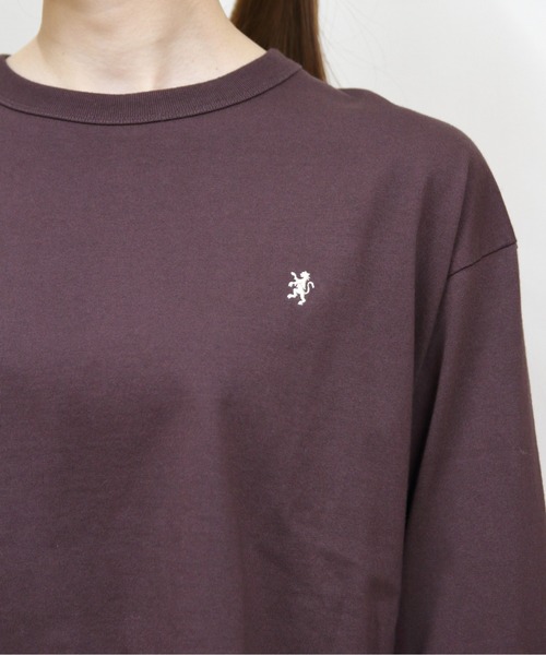 GYMPHLEX(ジムフレックス)の「Gymphlex/ジムフレックス パフスリーブクルーネックプルオーバー PUFF SLEEVE CREW NECK PULLOVER GY-C0481 CPJ(Tシャツ/カットソー・レディース・ナチュラル/チョコ/チャコールグレー・14)」の14枚目の写真