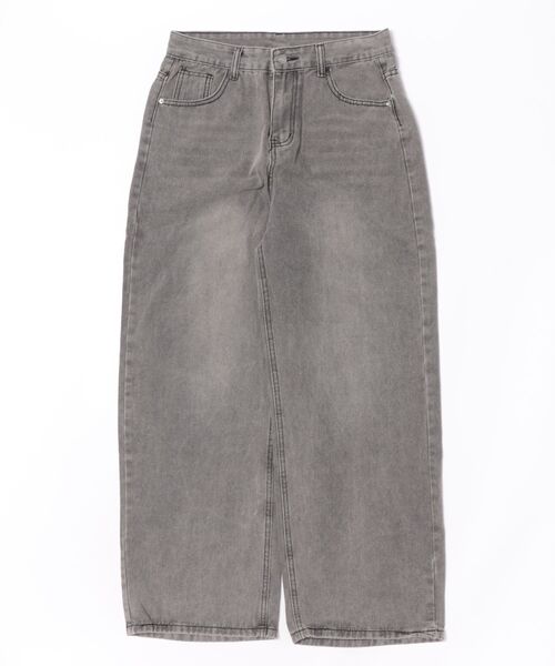 YUNEL.(ユネル)の「ヴィンテージウォッシュ ワイドストレート デニムパンツ(デニムパンツ・メンズ・グレー・SMALL/LARGE/MEDIUM)」の11枚目の写真