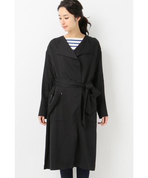 LIMITLESS LUXURY（リミットレスラグジュアリー）の「LONGガウンコート◆（その他アウター・レディース・ベージュ/ブラック/カーキ・FREE）」の7枚目の写真