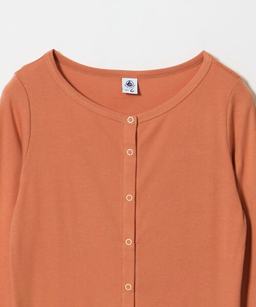 PETIT BATEAU（プチバトー）の「【別注】＜PETIT BATEAU for 6＞ボートネックカーディガン（カーディガン/ボレロ・レディース・ブラック/コバルトブルー/ダークオレンジ・FREE）」の13枚目の写真