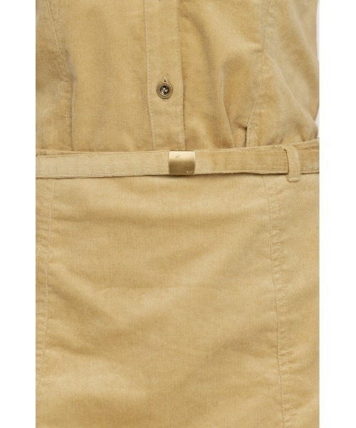 SLY(スライ)の「BELTED CORDUROY S/SKORT ベルテッドコーデュロイショートスコート 秋服 冬服(スカート・レディース・ブラック/ブラウン/ベージュ・0/1)」の21枚目の写真